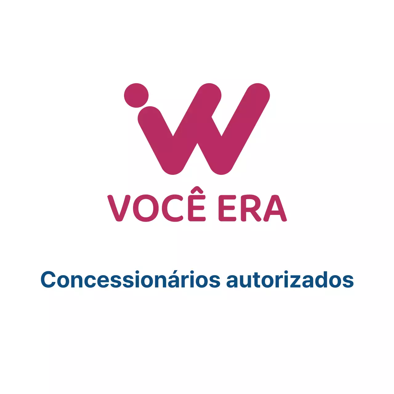Promover a certificação de revendedor autorizado com o logótipo da marca e texto em roxo e azul-marinho.