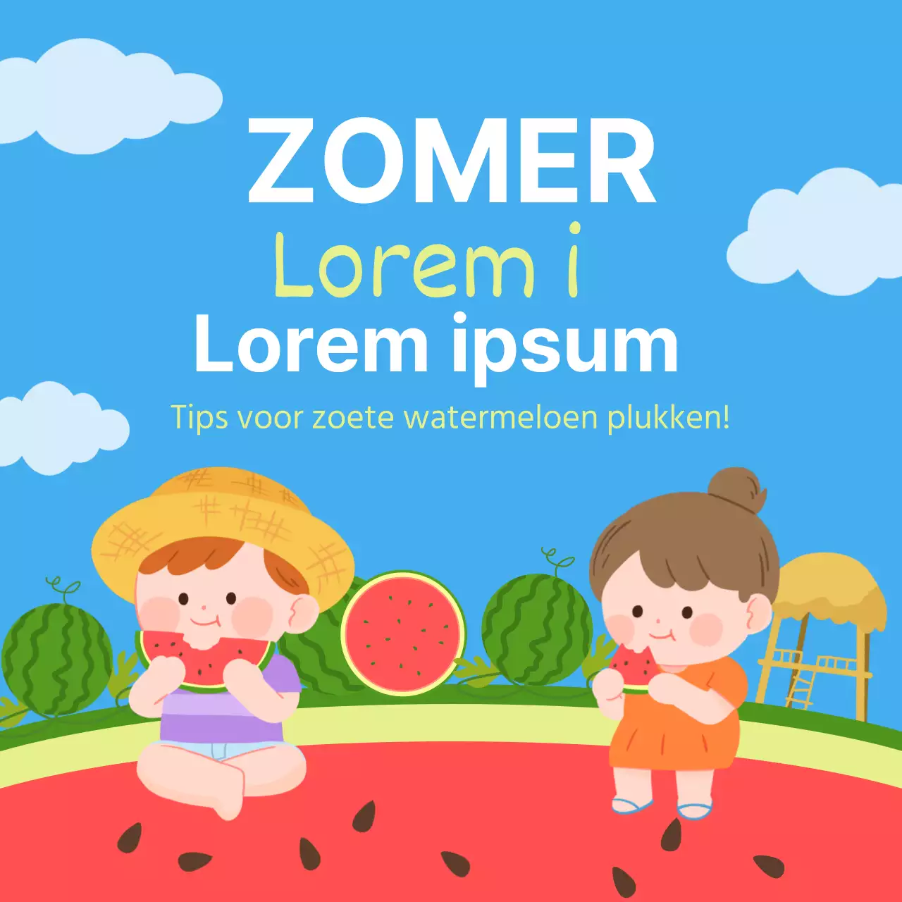 Tips om de perfecte rode en lichtblauwe watermeloen te kiezen