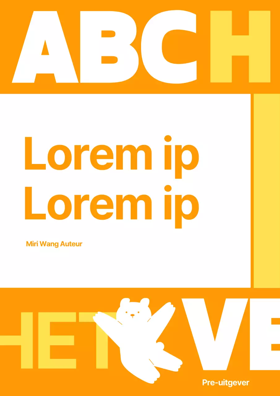 Een kitscherig oranje en geel hoesje voor Engels taalonderwijs