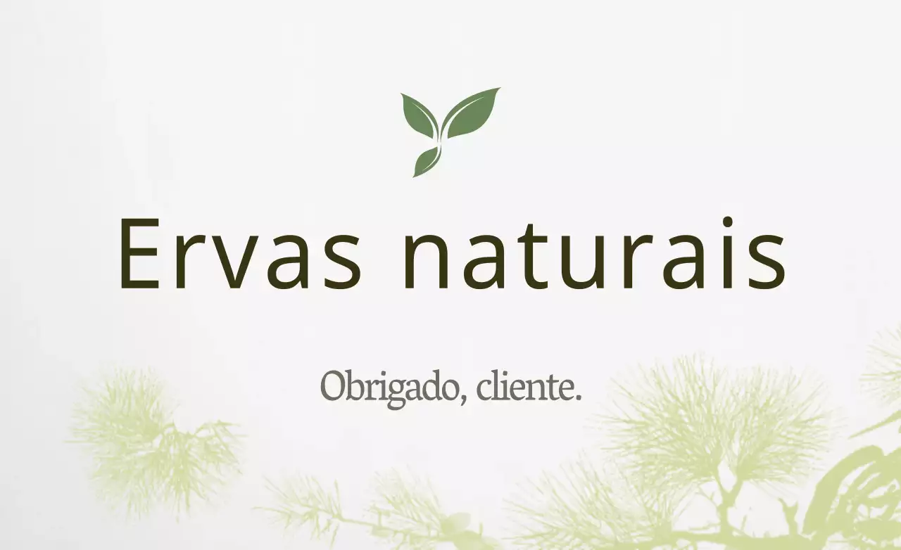 Ervas naturais