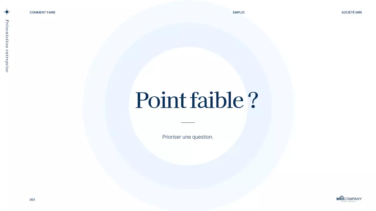 Proposition de PT moderne en bleu marine