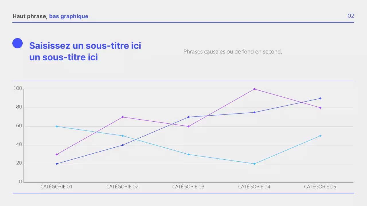 Rapport de présentation d'entreprise simple, bleu et blanc