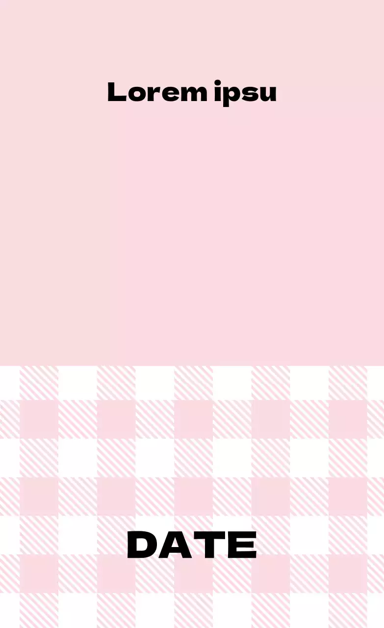 Étiquettes de cuisine à carreaux roses