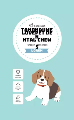 Munt geïllustreerde kauwgom labels