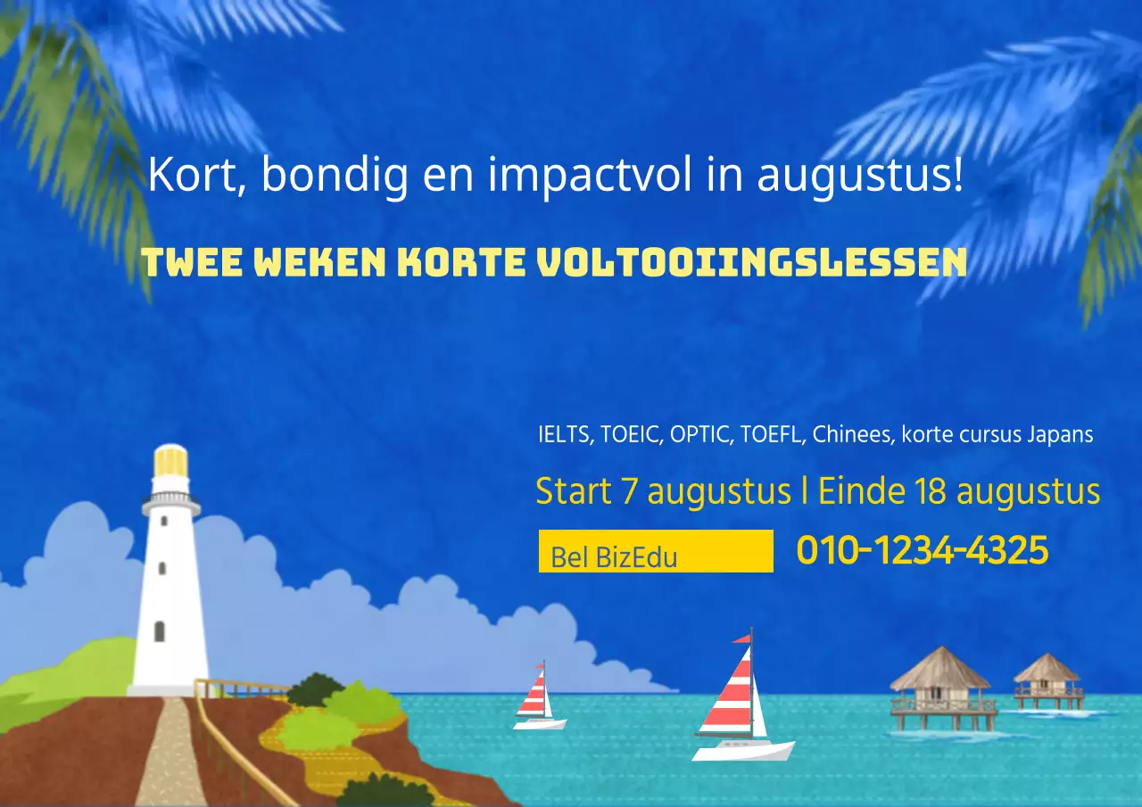 2-weekse korte voltooiingslessen