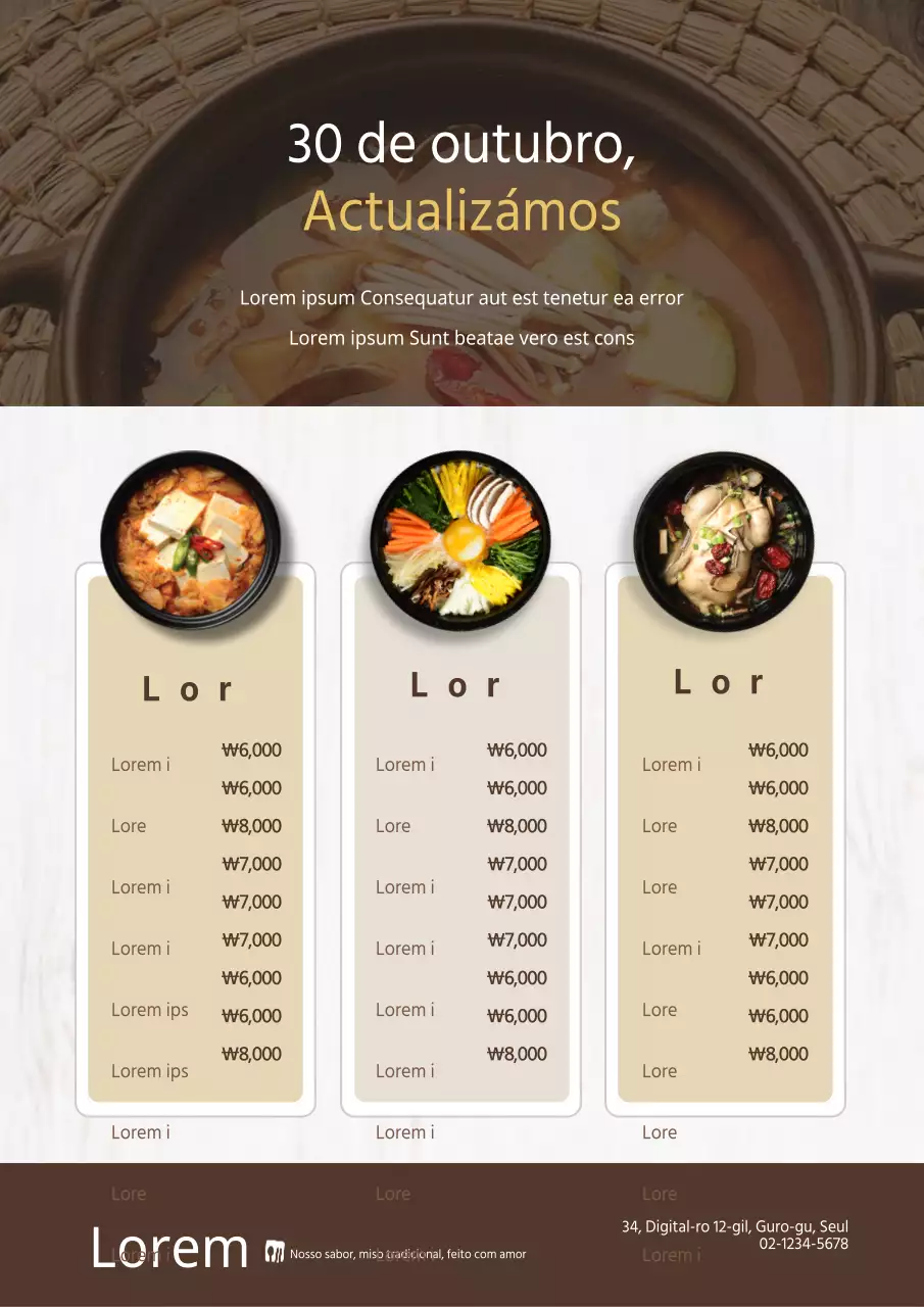 Pequeno restaurante