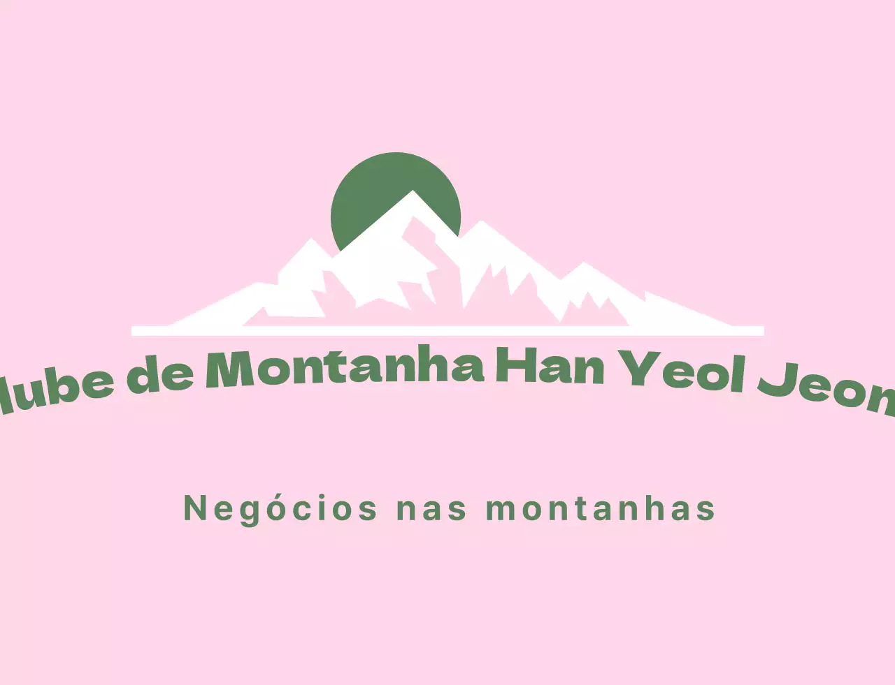 Uniforme de clube de alpinismo com ilustração de uma montanha
