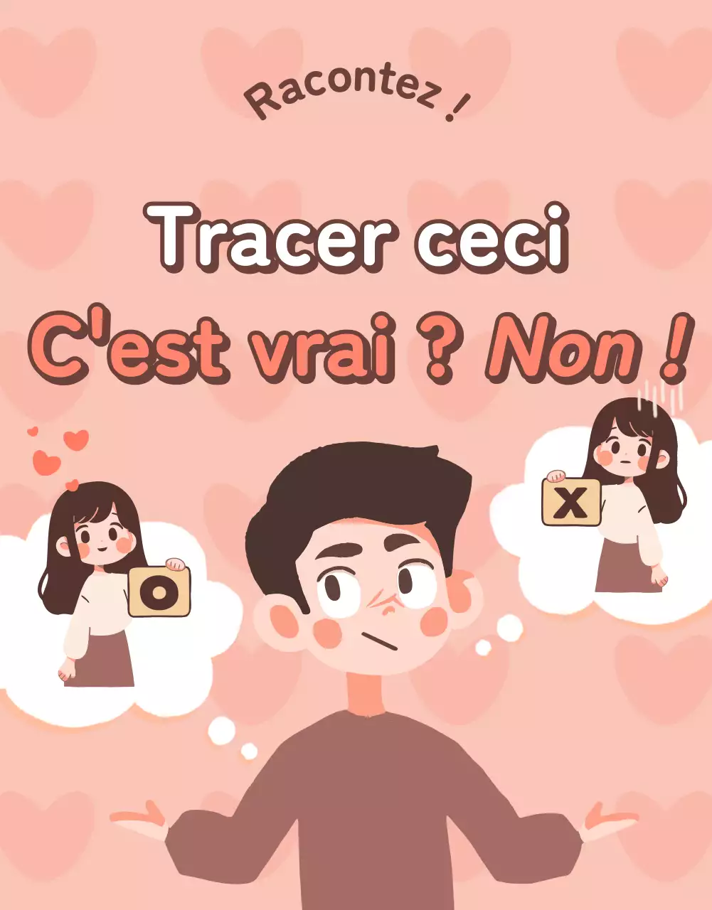 Un simple billet de style webcomic sur fond rose