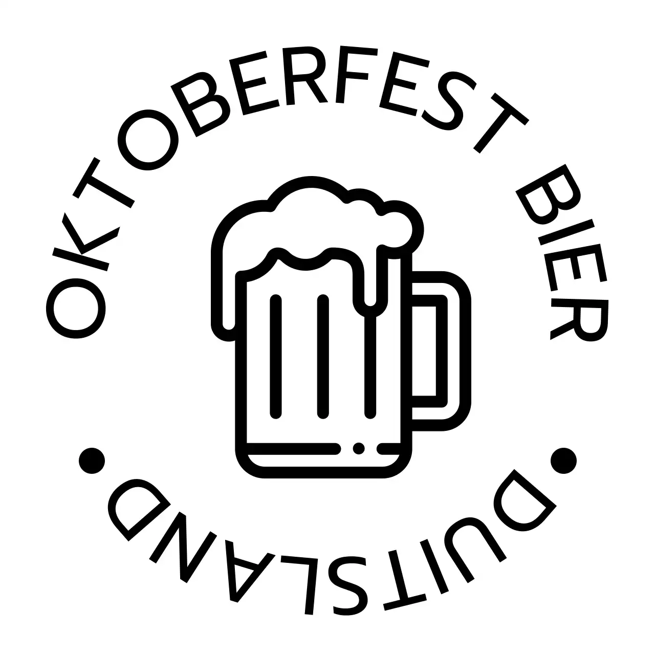 Diverse nationale festivals met eenvoudige zwarte illustraties