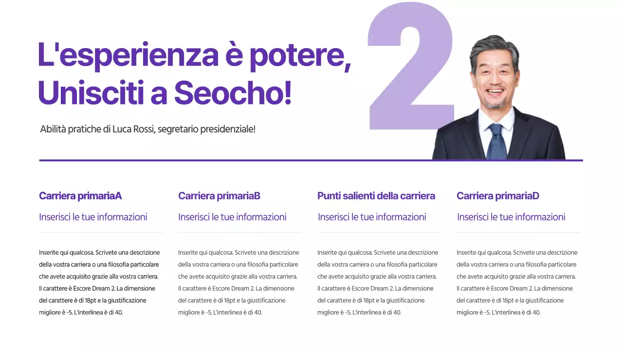 Presentazioni per le elezioni