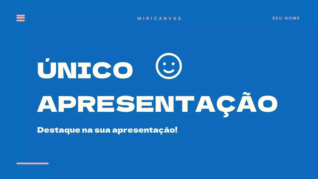 Apresentações únicas