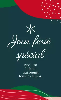 Étiquettes d'emballage vertes, rouges et colorées pour Noël