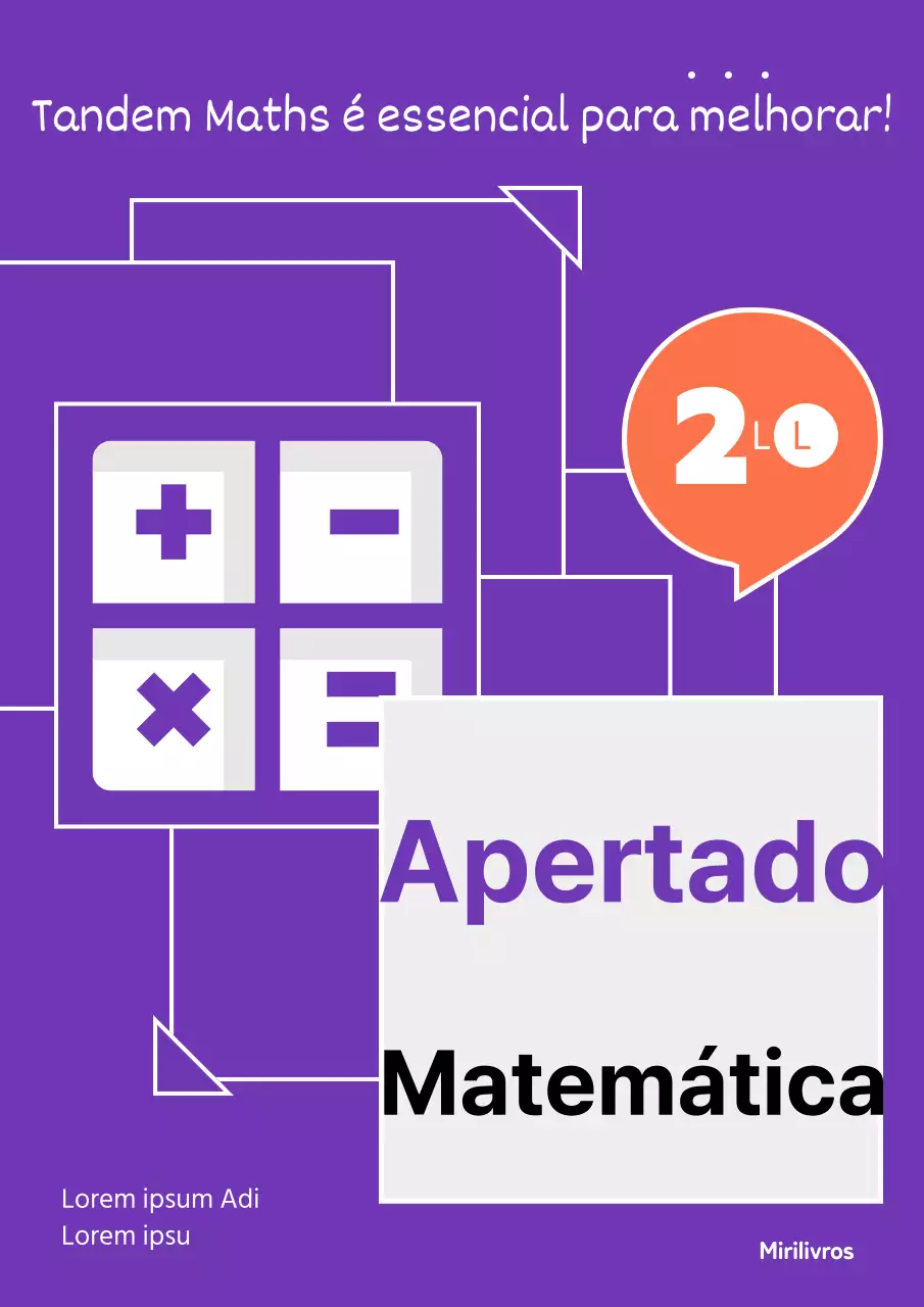 Problema de matemática do ensino secundário com o conceito de empilhamento de rectângulos roxos