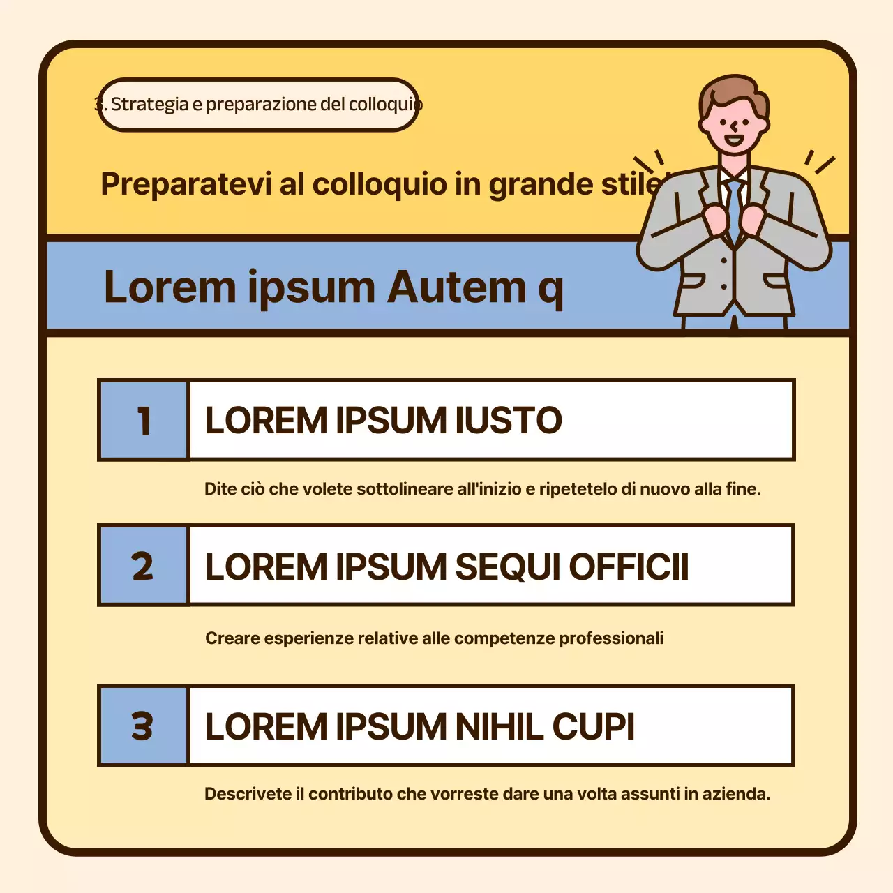 Mettere in evidenza le simpatiche illustrazioni con colori pastello Come riuscire a cambiare lavoro