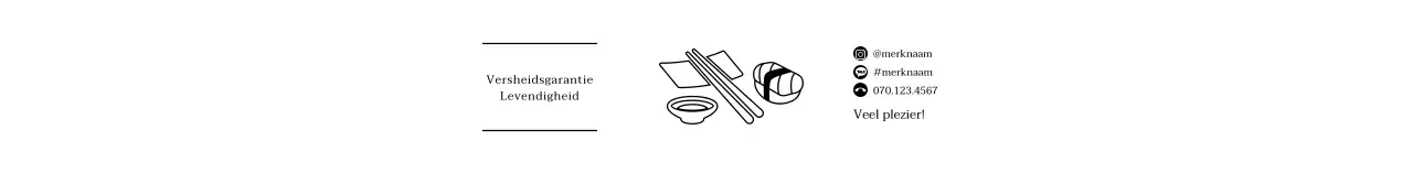 Lunchdoos met wit eenvoudig pictogram