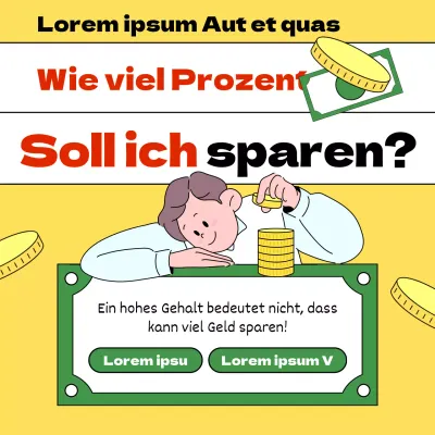 Förderung eines modernen, gelb-grünen Kurses zur finanziellen Allgemeinbildung