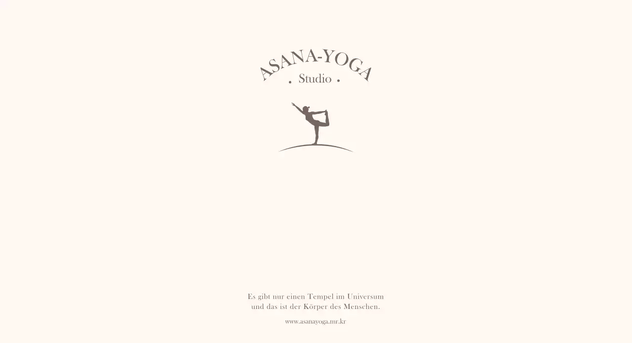 Yoga-Werbematerialien mit einem beruhigenden, emotionalen Design