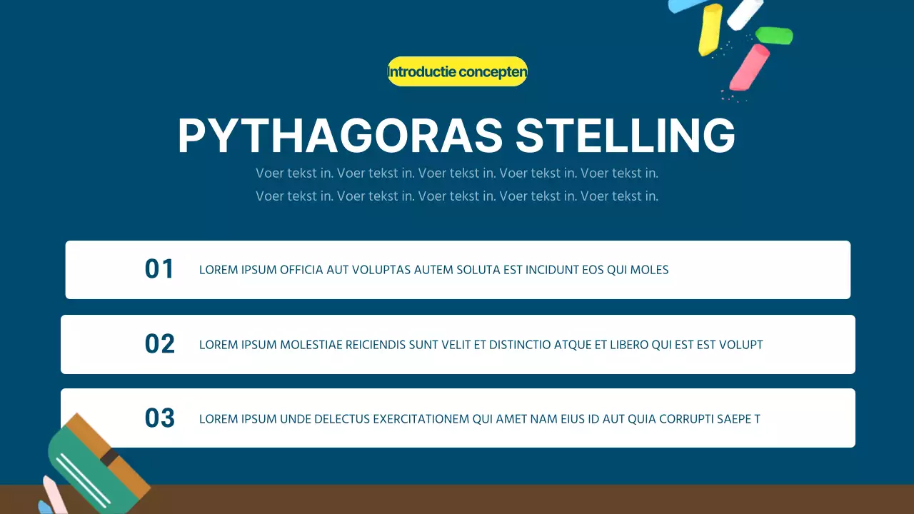 Een marineblauw, kitscherig krijtbord wiskundeboek