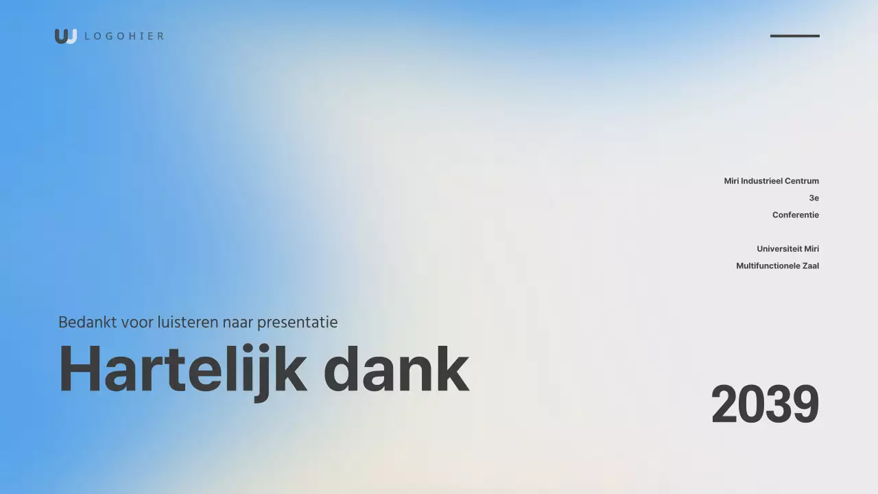 Onscherpe gradiëntweergave