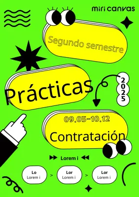 Prácticas de verano en Geometric Concepts en verde lima