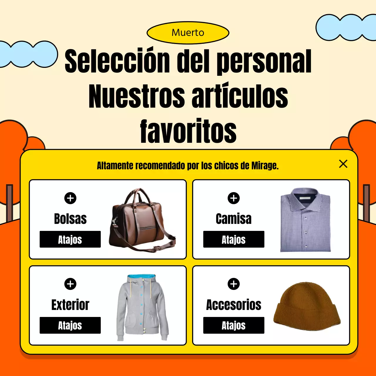 Promueva un sencillo evento otoñal en el centro comercial en naranja y amarillo
