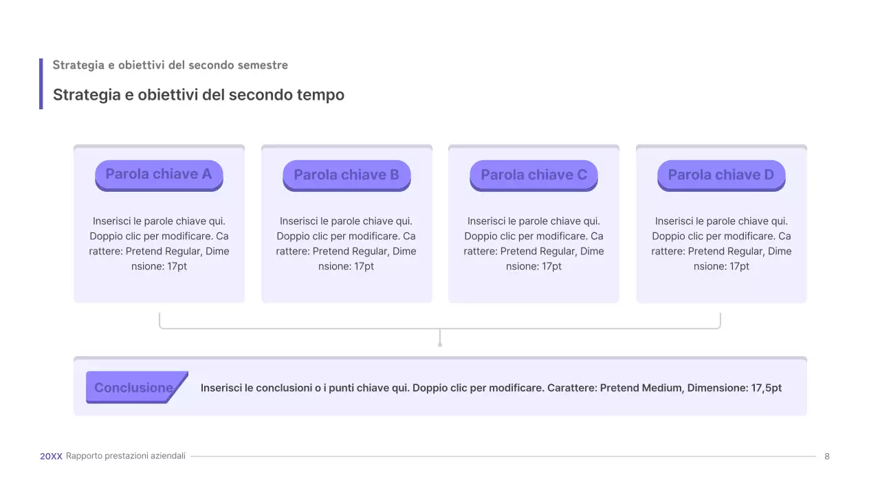Kit di presentazione aziendale viola, concetto di interfaccia utente tridimensionale