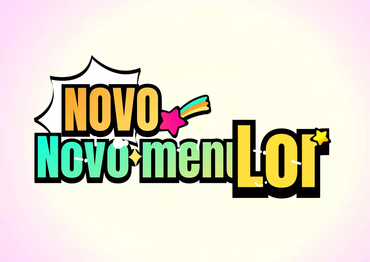 Frases ilustradas giras num gradiente de menta e amarelo