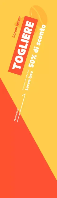 Striscione promozionale per un'allegra palestra-caffè