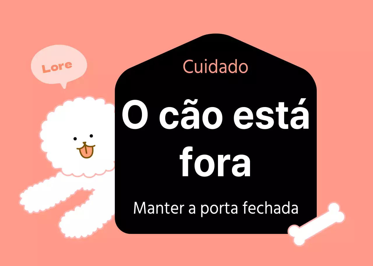 Camagnet de precaução para cachorros