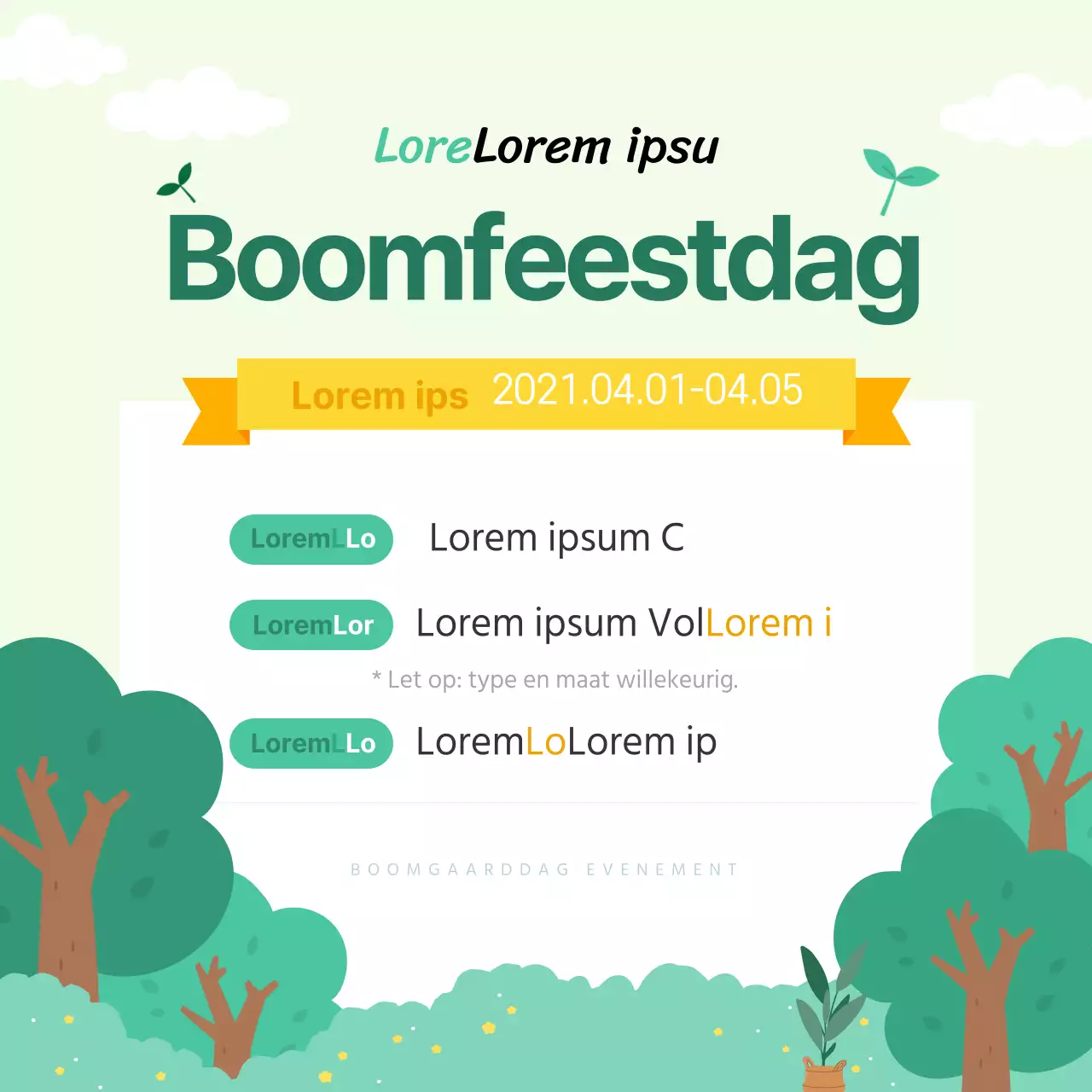 greenEasterEventDesign