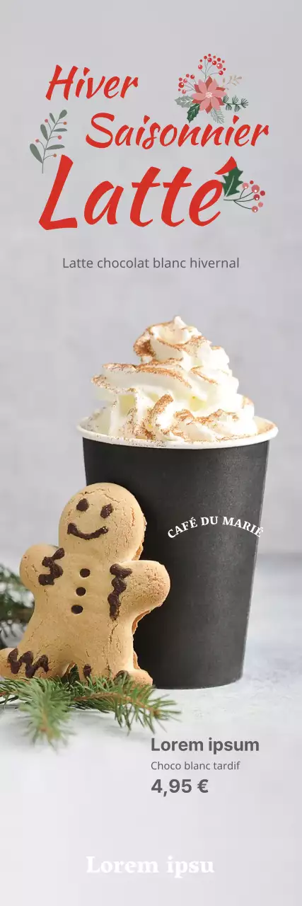 Promouvoir la carte des cafés de Noël