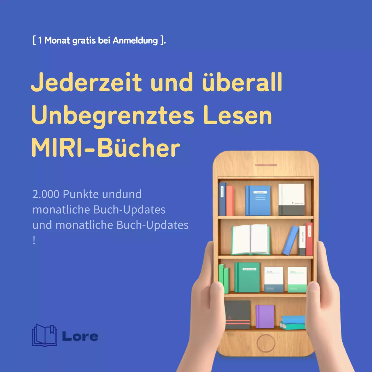 Bluetone's Buch-Abonnement-Service