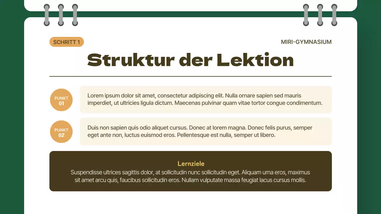 Gelbes und grünes Klassenzimmerkonzept Ethikunterricht