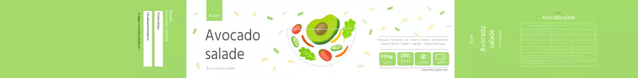 Pastel Schone Avocadosalade