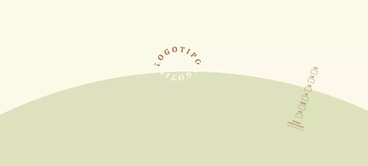 Letra redonda verde amarilla