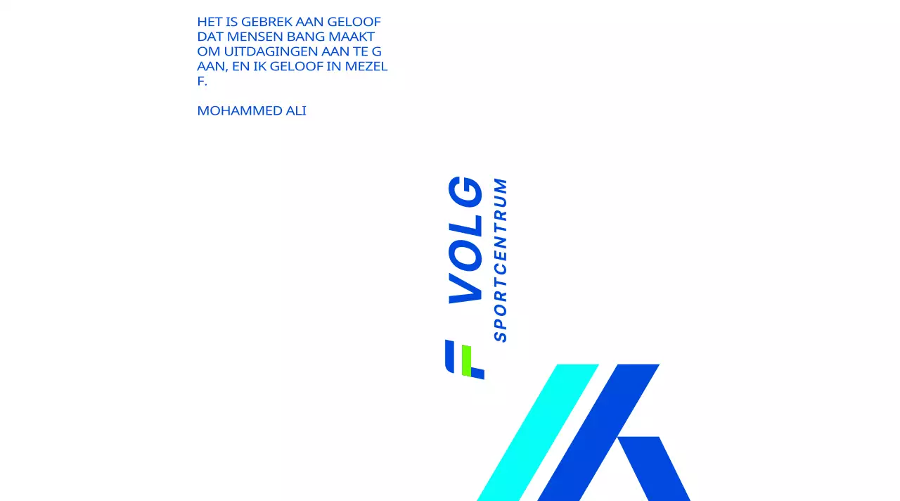 Sterk, aantrekkelijk ontwerp met lichtblauwe en blauwe kleurverlopen