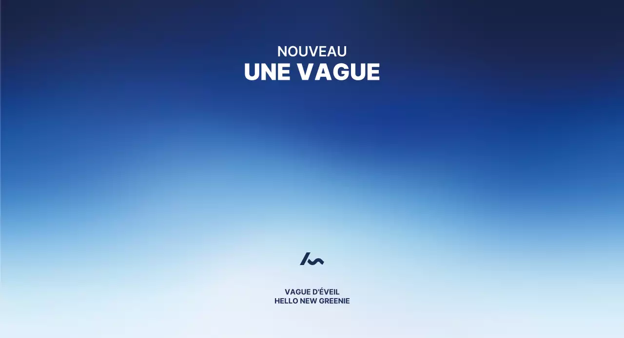 Promouvoir un séminaire d'entreprise avec un dégradé bleu foncé