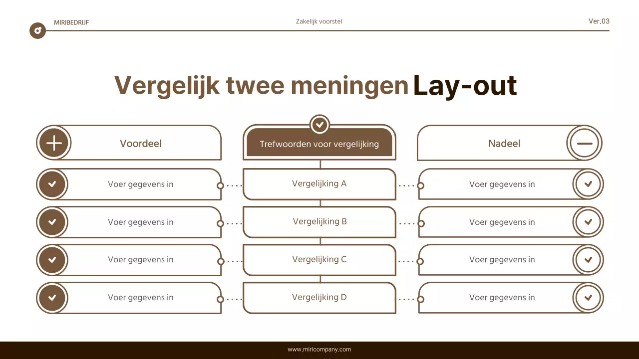 Eenvoudig bruin en wit tekstmarkeringsrapport