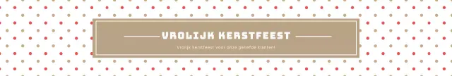 Kerstcadeaupapier met stippen