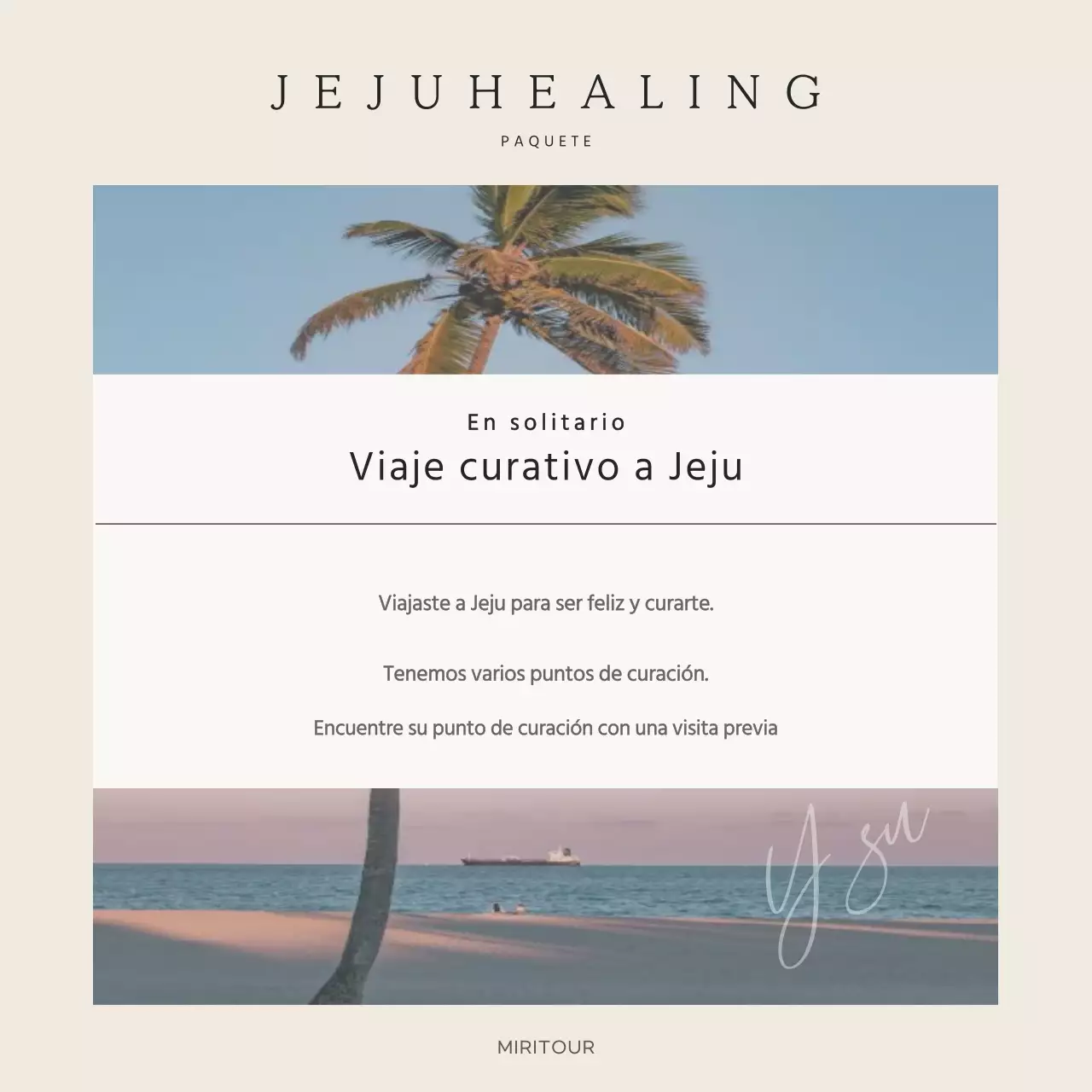 Un viaje en tonos pastel, inspirado en los libros de fotos, limpio y sencillo para curarse en la isla de Jeju.