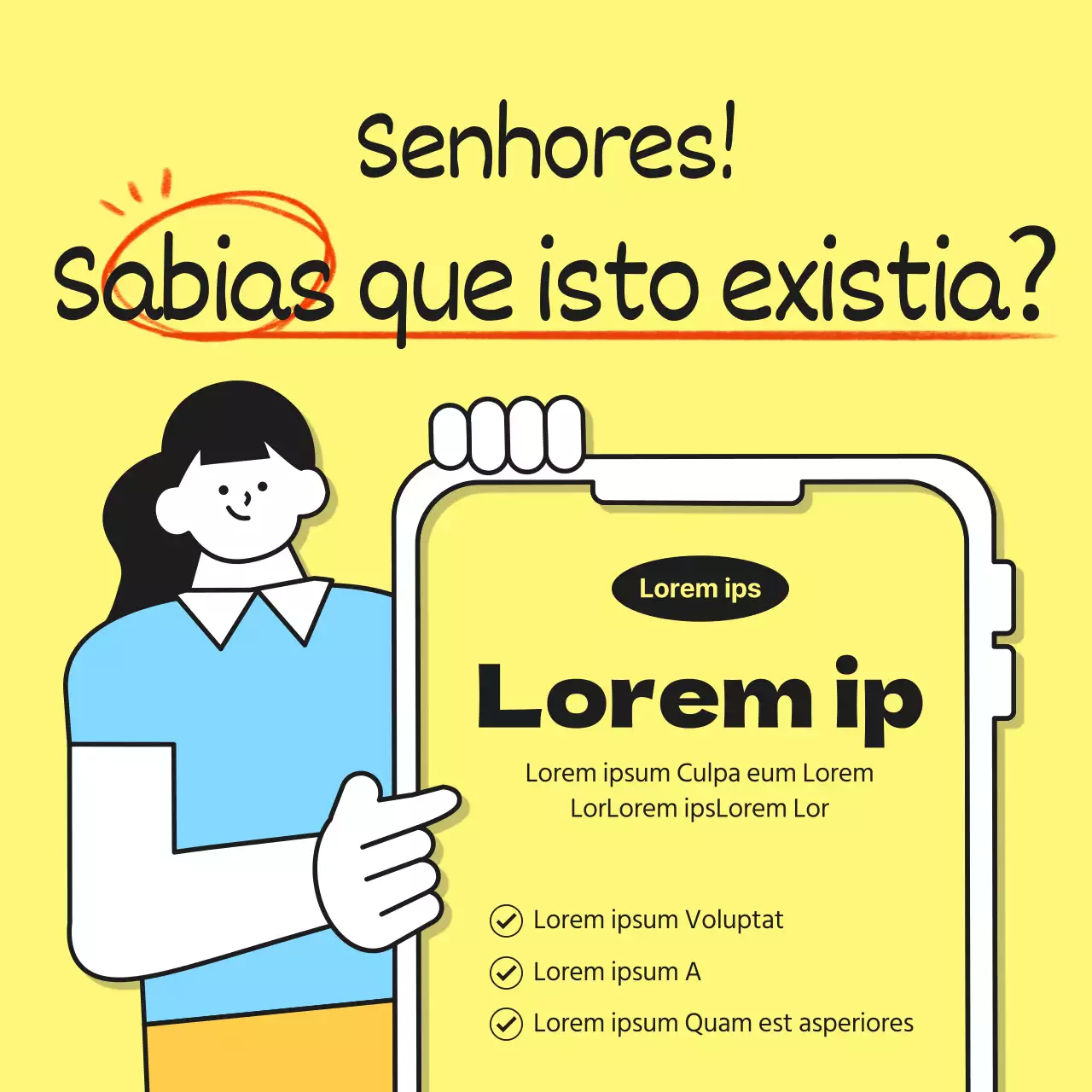 Informações financeiras simples a amarelo