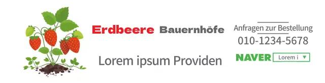 Weißes Obst Illustration Erdbeere Bauernhof Förderung