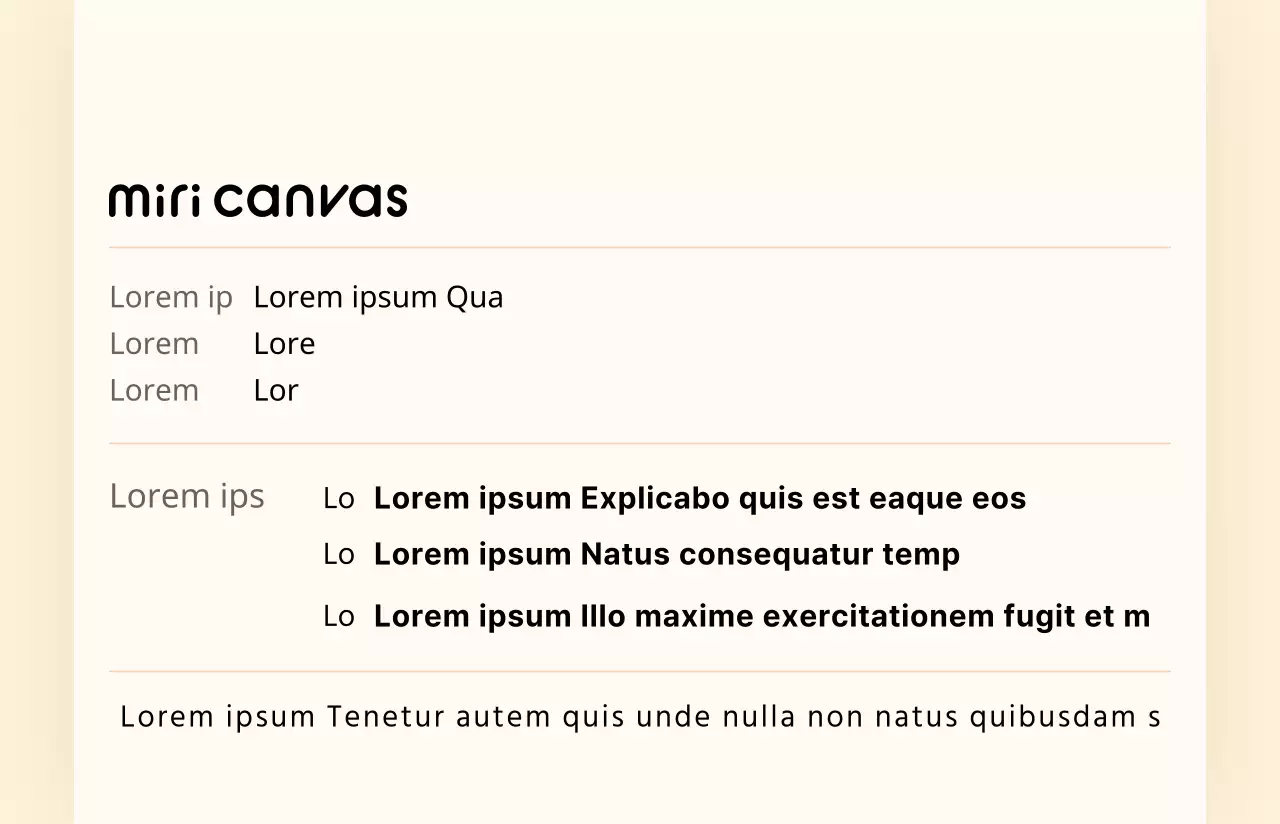 Schattige geometrische vormen in geel decoratief concept werknemerskaart profiel