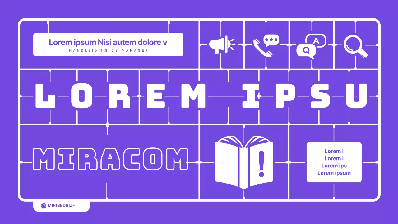 Paars Geïllustreerd CS Servicehandboek Thema