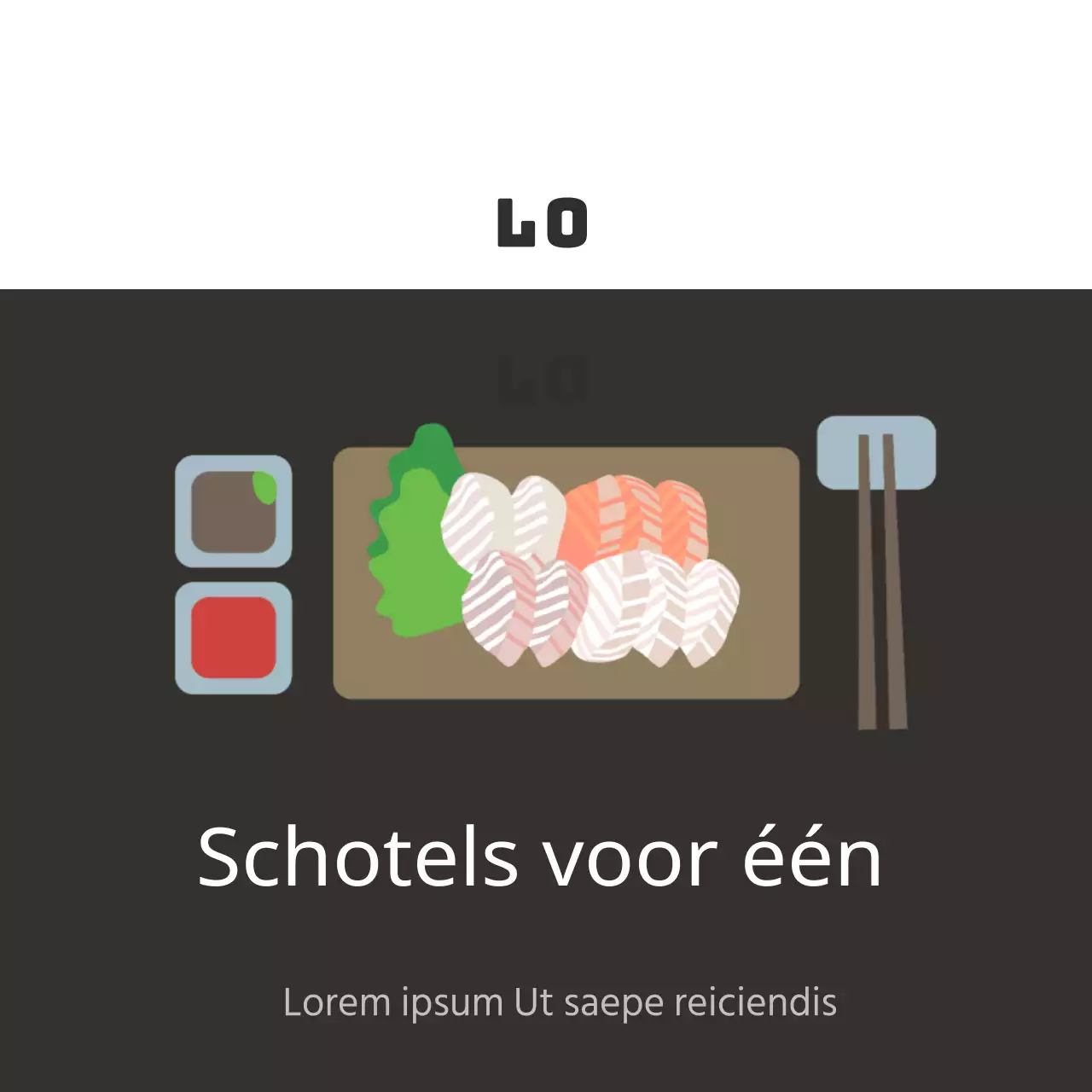 Zeevruchten Assortiment Sashimi voor 1