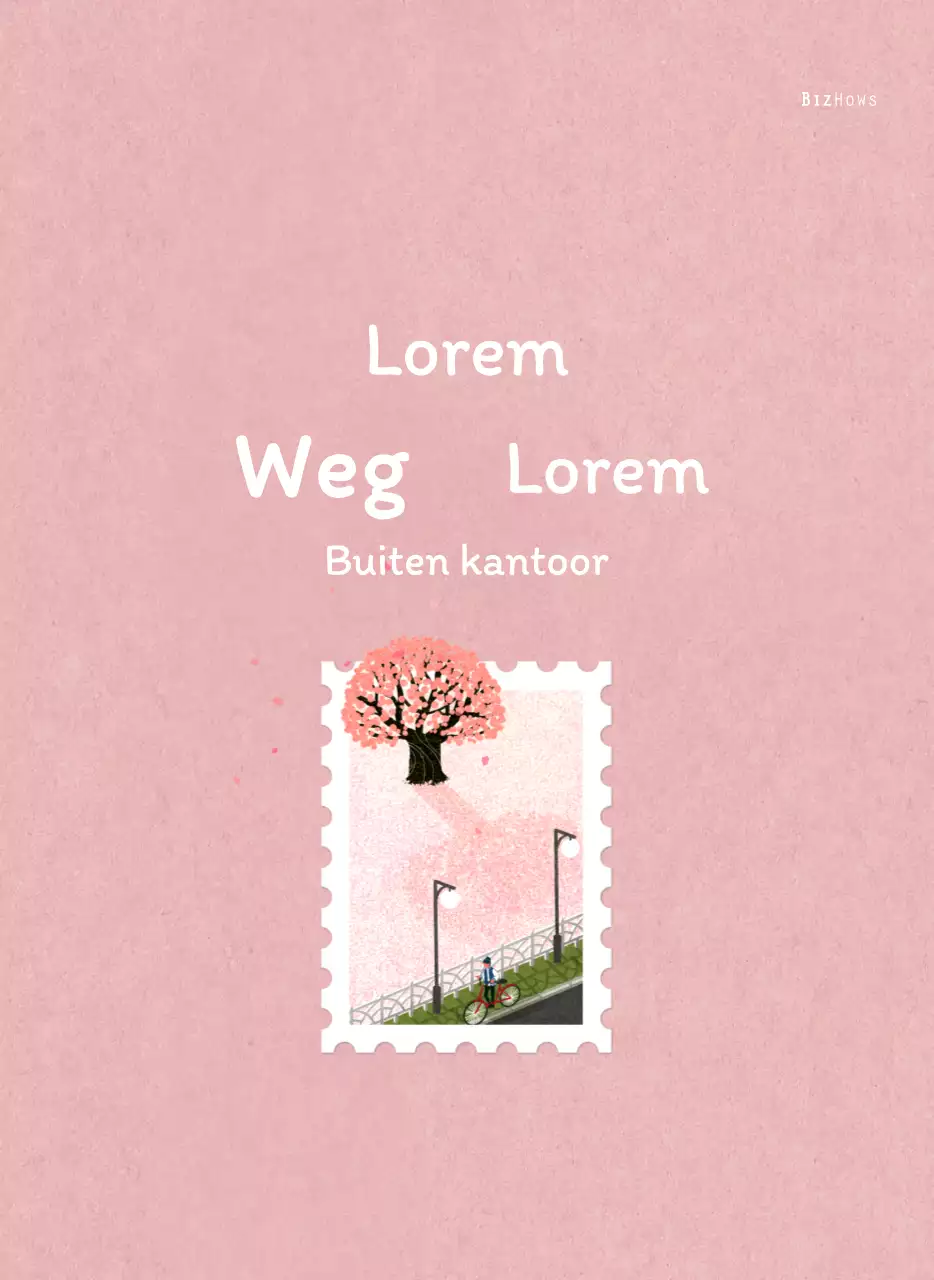 Stempelillustraties met een warm concept