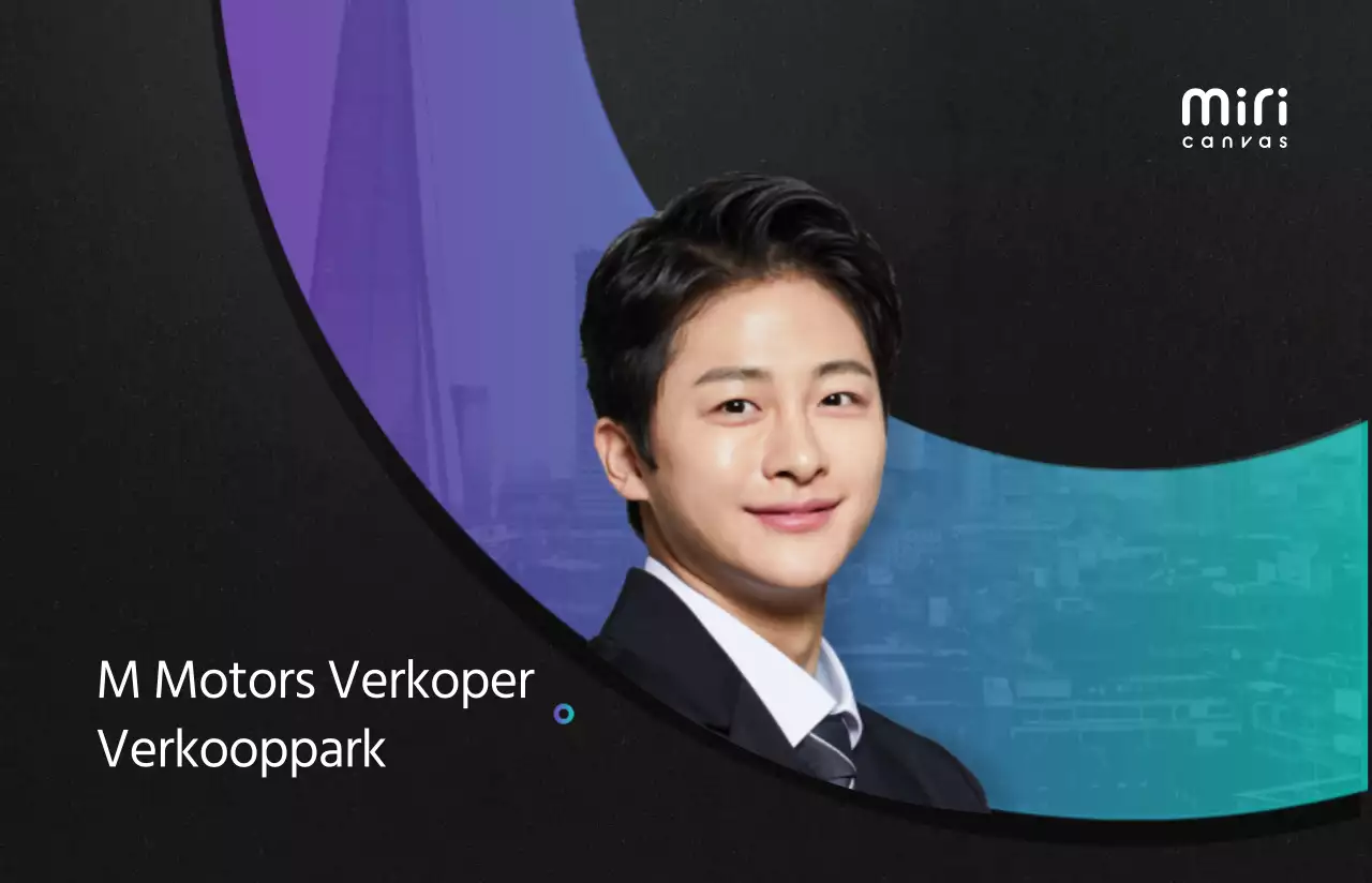 Strakke lay-outstijl met zwart en kleurverlopen Verkoopprofiel