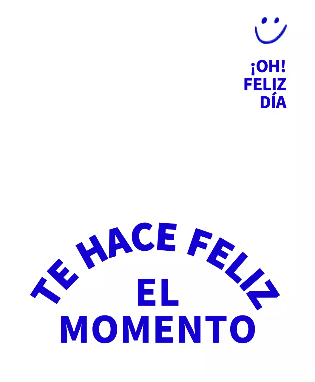 Sencilla y bonita bolsa ecológica para artículos de marca en azul marino