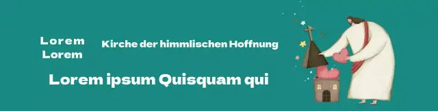 Grünes Zeichen Illustration Kirche Förderung