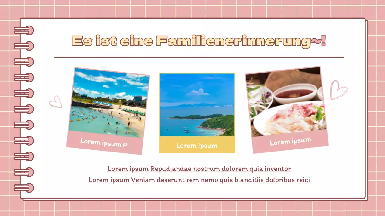 Minimalistische Grundschulferien-Hausaufgabenpräsentation in Rosa und Gelb